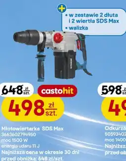 Castorama Młotowiertarka SDS Max Erbauer 1500 W oferta