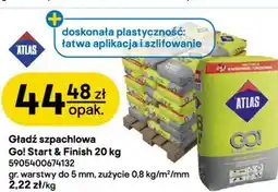 Castorama Gładź szpachlowa Atlas Go! Start & Finish oferta