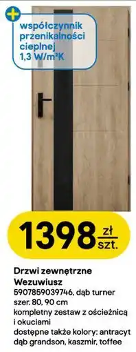 Castorama Drzwi zewnętrzne Wezuwiusz oferta