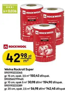Castorama Wełna Rockroll Super Rockwool oferta