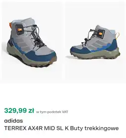 Deichmann adidas TERREX AX4R MID SL K Buty trekkingowe oferta