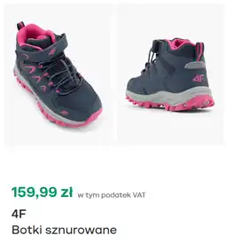 Deichmann Botki sznurowane 4F oferta