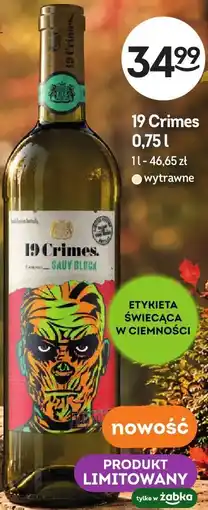 Żabka Wino 19 Crimes Sauvy Block oferta