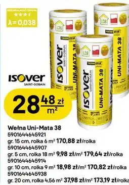 Castorama Wełna Uni-Mata Isover oferta
