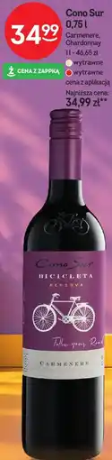 Żabka Wino Cono Sur Bicicleta Carmenere, Chardonnay oferta