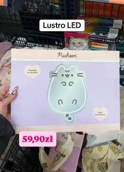 Biedronka Lustro LED Pusheen oferta