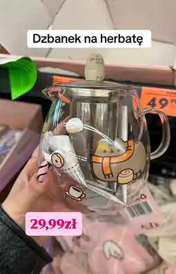 Biedronka Dzbanek na herbatę Pusheen oferta