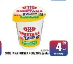 TomiMarkt Śmietana Polska gęsta Mlekovita 18% oferta