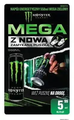 TomiMarkt Napój energetyczny Mega zielony Monster oferta