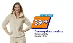 Action Domowy dres z weluru oferta