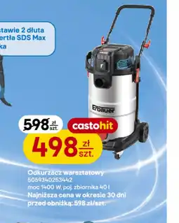 Castorama Odkurzacz warsztatowy Erbauer oferta