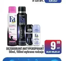 TomiMarkt Dezodorant antyperspirant 50 ml Fa oferta