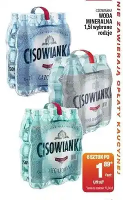 TomiMarkt Woda mineralna Cisowianka oferta