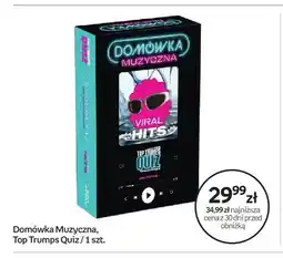 Empik Gra karciana Domówka Muzyczna Top Trumps Quiz oferta