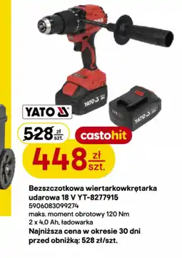 Castorama Akumulatorowa wiertarko-wkrętarka Yato oferta