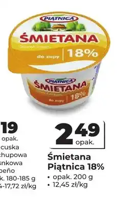 Odido Śmietana Piątnica 18% oferta