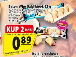 Prim Market Baton Who Said Moo? kokosowy AIM Foods oferta