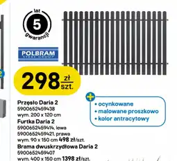 Castorama Przęsło ogrodzeniowe Polbram oferta