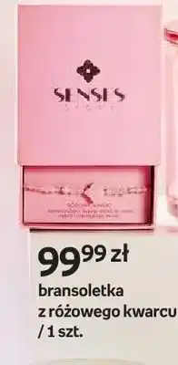 Empik Bransoletka z różowego kwarcu Senses Story oferta