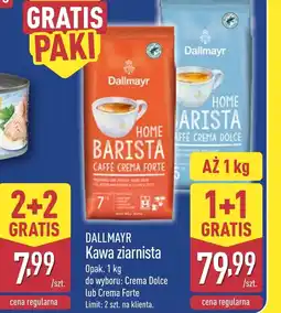 ALDI Kawa ziarnista Dallmayr oferta