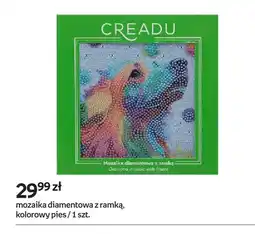 Empik Mozaika diamentowa z ramką kolorowy pies Creadu oferta