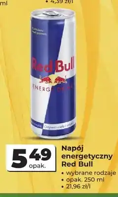 Odido Napój energetyczny Red Bull oferta