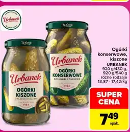 Carrefour Market Ogórki kiszone Urbanek oferta