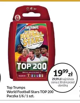 Empik Gra karciana Top Trumps World Football Stars TOP 200 Paczka 1/6 oferta