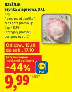 Lidl Szynka Rzeźnik oferta