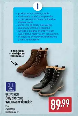 ALDI Buty skórzane Up2Fashion oferta