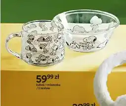 Empik Zestaw kubek + miseczka Snoopy oferta