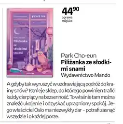 Empik Książka Park Cho-eun Filiżanka ze słodkimi snami Wydawnictwo Mando oferta