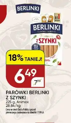 Chata Polska Parówki z szynki Berlinki oferta