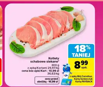 Carrefour Market Kotlety schabowe Carrefour oferta
