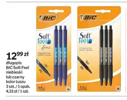 Empik Długopis BIC Soft Feel niebieski 3-pak oferta