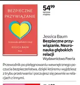 Empik Książka Bezpieczne przywiązanie. Neuronauka głębokich relacji Jessica Baum oferta