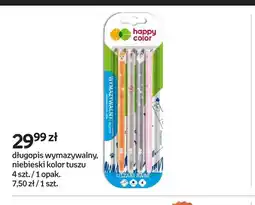 Empik Długopis wymazywalny niebieski kolor tuszu Happy Color 4-pak oferta
