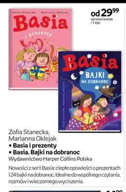 Empik Książka Basia. Bajki na dobranoc Harper Collins Polska oferta