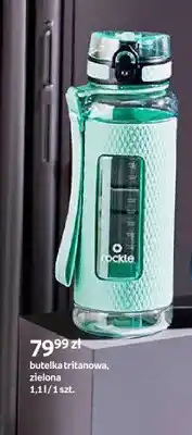 Empik Butelka tritanowa zielona 1,1 l Rockle oferta