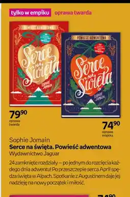 Empik Książka Sophie Jomain Serce na święta. Powieść adwentowa oprawa twarda oferta