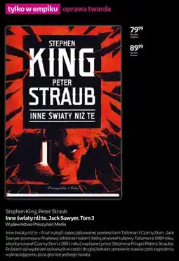 Empik Książka Stephen King Peter Straub Inne światy niż te. Jack Sawyer. Tom 3 oprawa miękka oferta