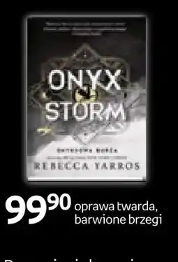 Empik Książka Onyx Storm Rebecca Yarros oprawa twarda, barwione brzegi oferta