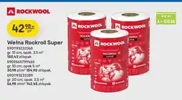 Castorama Wełna Rockroll Super gr. 20 cm Rockwool oferta