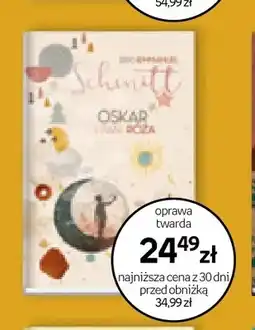 Empik Książka Oskar i pani Róża oprawa twarda Éric-Emmanuel Schmitt oferta