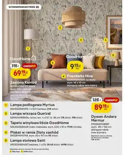 Castorama Zasłona Komod 140x260 cm GoodHome oferta