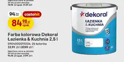 Castorama Farba kolorowa Dekoral Łazienka & Kuchnia oferta