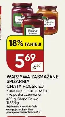 Chata Polska Warzywa zasmażane buraczki Spiżarnia Chaty Polskiej oferta