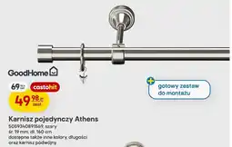 Castorama Karnisz pojedynczy Athens GoodHome oferta
