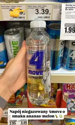 Dino Napój niegazowany 4Move Electrolytes melon-ananas oferta