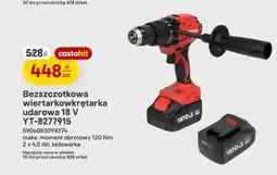 Castorama Bezszczotkowa wiertarkowkrętarka udarowa YT-8277915 Yato oferta